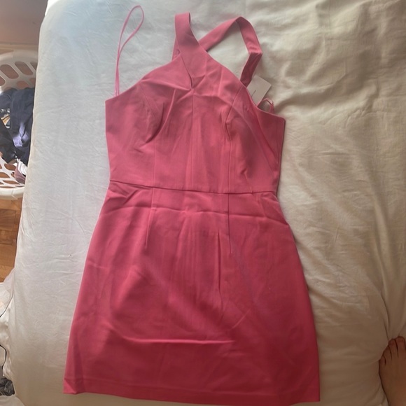 NWT French Connection Revolve dress - bubblegum pink - Picture 3 of 6